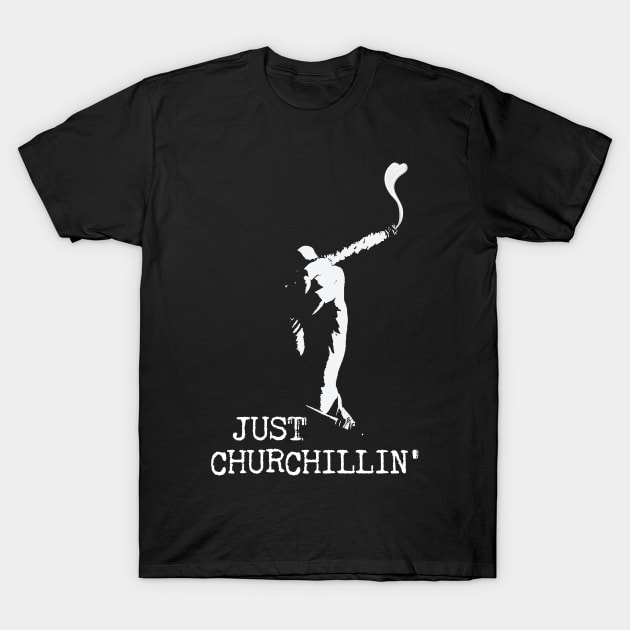 Winston Churchill Cigar T-Shirt by All-About-Words